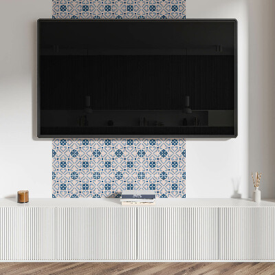 Revêtement mural pvc Ornements décoratifs sur les carreaux