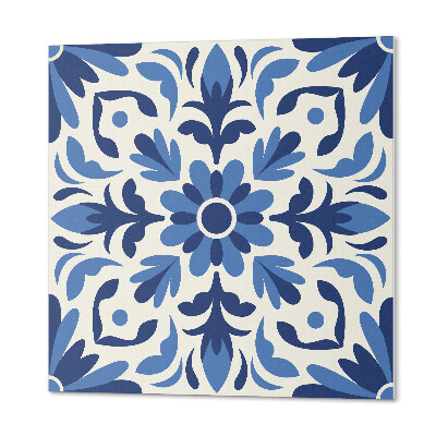 Revêtement mural pvc Fleurs et feuilles dans une combinaison harmonieuse