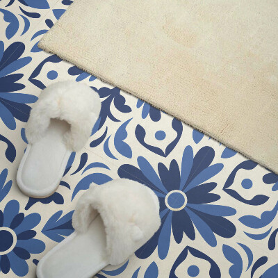 Revêtement mural pvc Fleurs et feuilles dans une combinaison harmonieuse