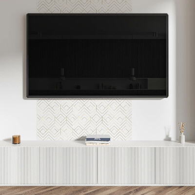 Revêtement mural pvc Motif géométrique élégant avec des losanges