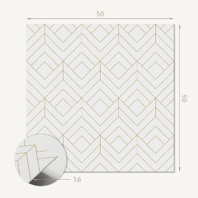 Revêtement mural pvc Motif géométrique élégant avec des losanges