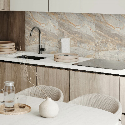 Revêtement mural pvc L'élégance du marbre aux veines apparentes