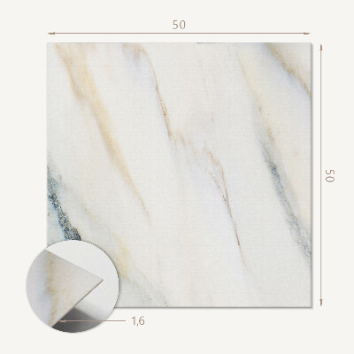 Panneau mural Un motif de marbre élégant dans une version moderne