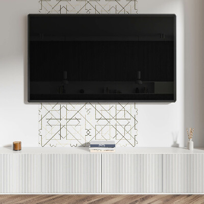 Panneau mural Disposition de lignes géométriques élégantes