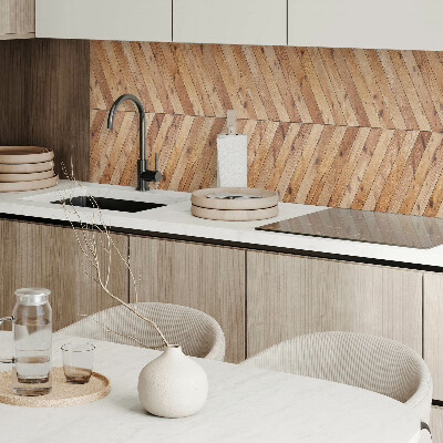 Revêtement mural pvc Motif de planche diagonale élégant