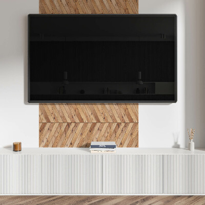 Revêtement mural pvc Motif de planche diagonale élégant