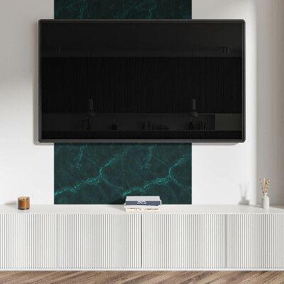 Panneau décoratif Motif en marbre aux veines expressives