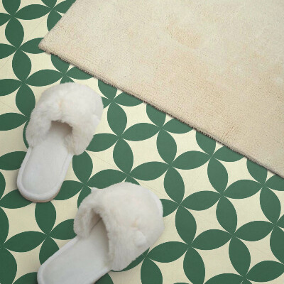 Panneau mural Motif en maille avec des feuilles