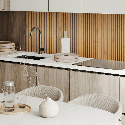 Panneau décoratif Planches verticales inspirées du bois