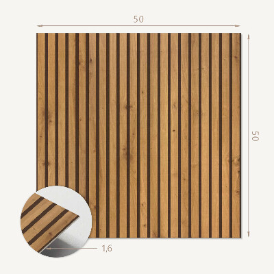 Panneau décoratif Planches verticales inspirées du bois