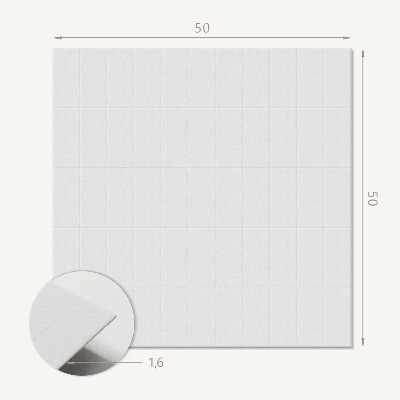 Revêtement mural pvc Motif de carreaux lumineux rectangulaires