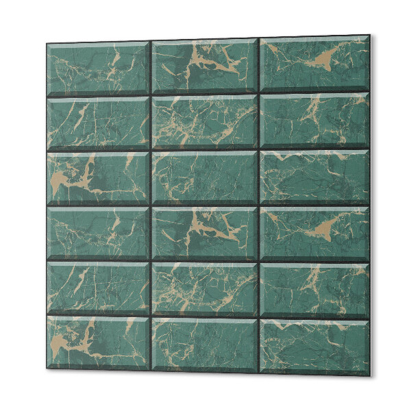 Panneau mural Carreaux stylisés avec un motif en marbre