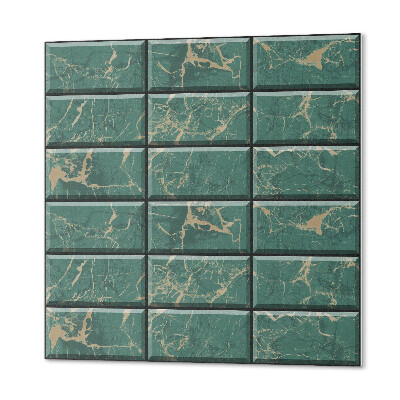 Panneau mural Carreaux stylisés avec un motif en marbre