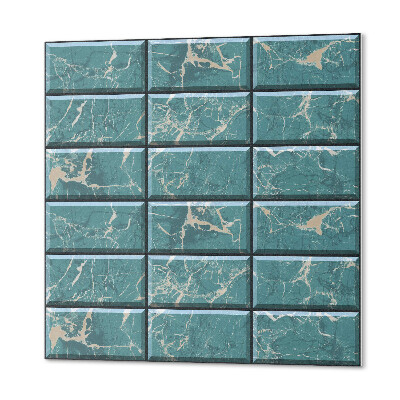 Panneau décoratif Carreaux élégants avec un motif en marbre