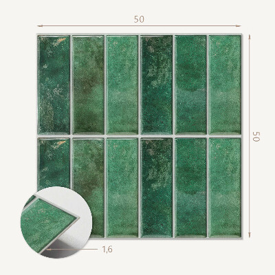 Panneau décoratif Tuiles disposées verticalement