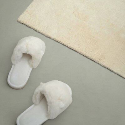 Panneau mural Gris avec une touche de vert