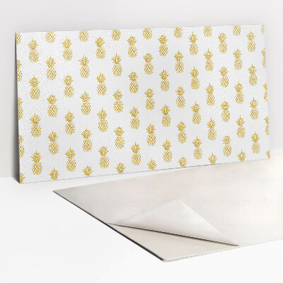 Panneau décoratif Ananas de dessin animé doré