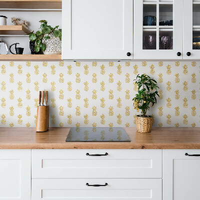 Panneau décoratif Ananas de dessin animé doré