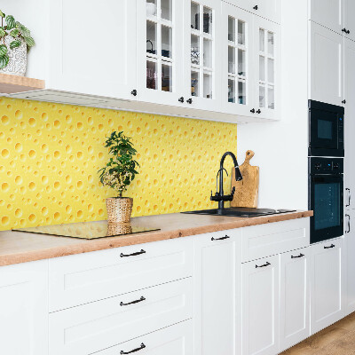 Panneau décoratif Fromage jaune avec des trous
