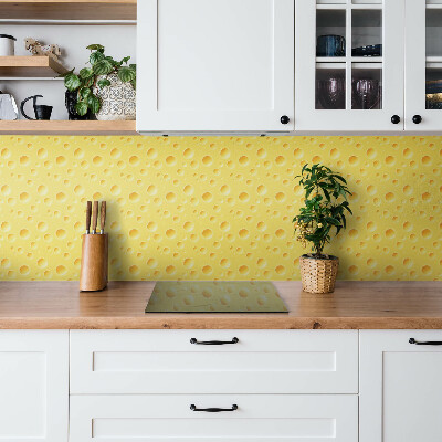 Panneau décoratif Fromage jaune avec des trous