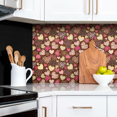 Panneau décoratif Coeurs colorés