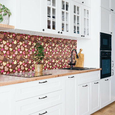 Panneau décoratif Coeurs colorés