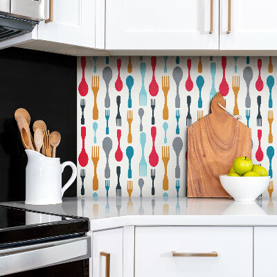 Panneau décoratif Couverts colorés