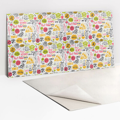 Revêtement mural Déjeuner-dîner de restauration rapide