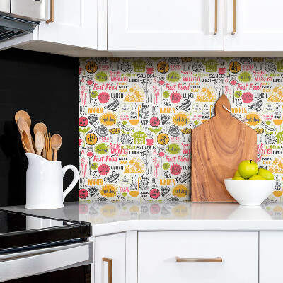 Revêtement mural Déjeuner-dîner de restauration rapide