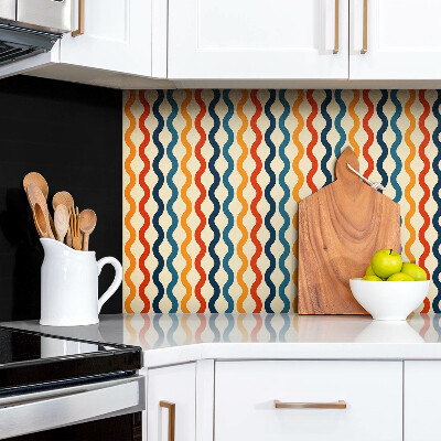 Panneau décoratif Vagues bohèmes colorées