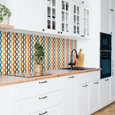 Panneau décoratif Vagues bohèmes colorées
