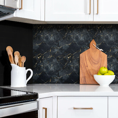 Panneau décoratif Marbre avec de l'or