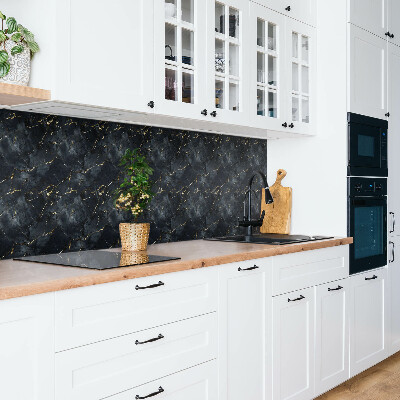 Panneau décoratif Marbre avec de l'or