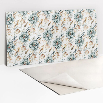 Panneau décoratif Fleurs peintes