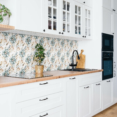 Panneau décoratif Fleurs peintes