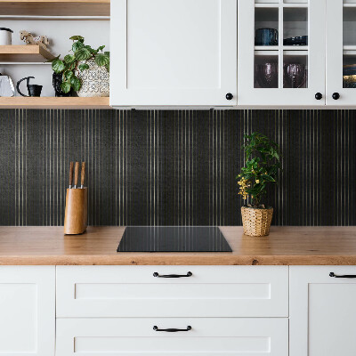Panneau décoratif Lignes dorées modernes