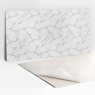 Revêtement mural pvc marbre blanc