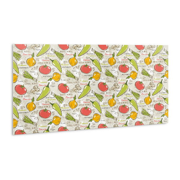 Panneau décoratif Légumes colorés