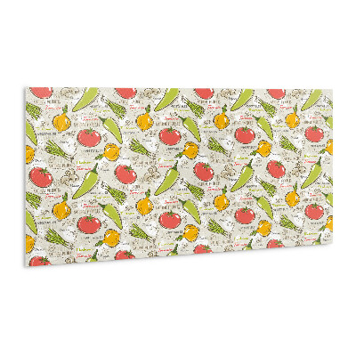 Panneau décoratif Légumes colorés