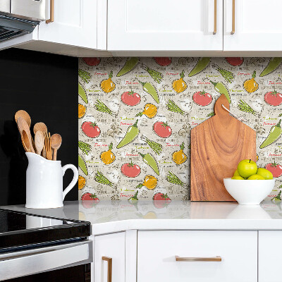 Panneau décoratif Légumes colorés