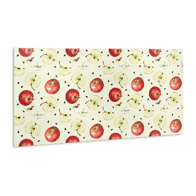 Panneau mural pommes rouges