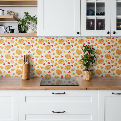Revêtement mural pvc Muffins aux fruits