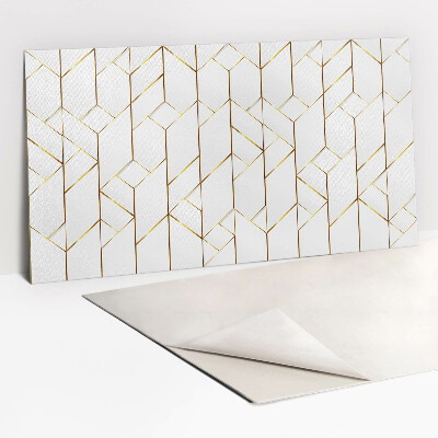 Panneau mural Lignes dorées à la mode
