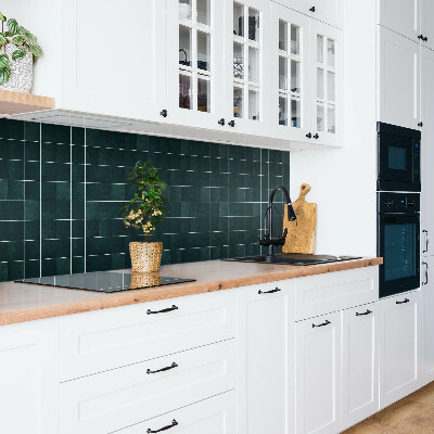 Panneau décoratif Mosaïque vert bouteille