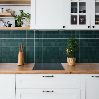 Panneau décoratif Mosaïque vert bouteille