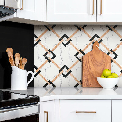 Panneau décoratif Marbre et carrés