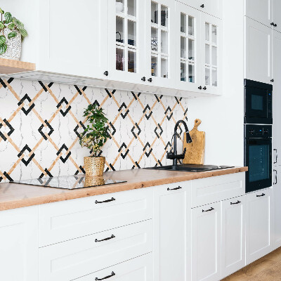 Panneau décoratif Marbre et carrés