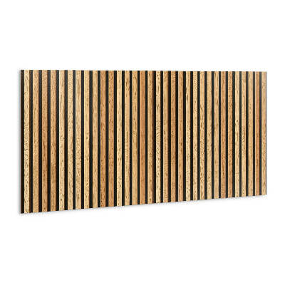 Revêtement mural pvc planches à lamelles de bois