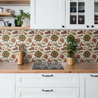 Panneau mural Plats grillés