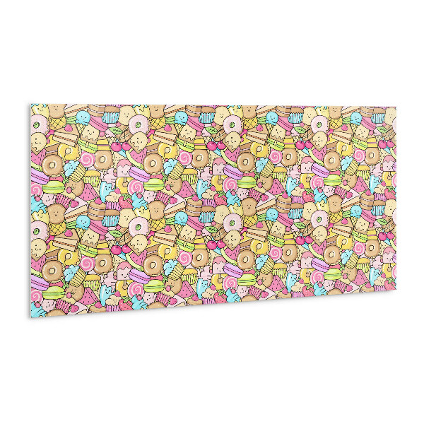 Revêtement mural Bonbons colorés de dessins animés